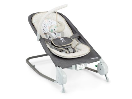 INGENUITY Lehátko masážní vibrující s melodií Happy Belly™ Rock-to-Bounce - Parker™ 0m+ do 9kg