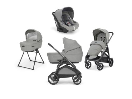 27800 12 ka60r0sng kocarek inglesina aptica darwin recline 4v1 2024 satin grey svetle seda s polohovaci autosedackou a welcome pad