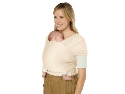 ERGOBABY ŠÁTEK/Aura Sustainably Sourced Knit Baby Wrap - Cream