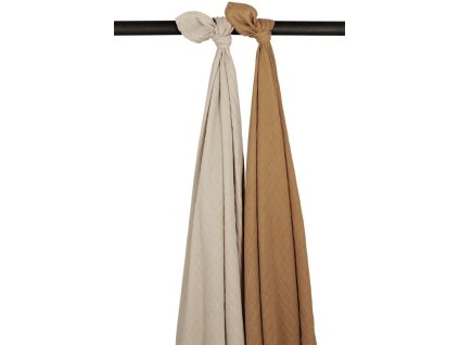 4511 31418abcddce447de06c2253b93813fc85e196ad 488276 meyco 2 pack swaddles pre washed uni sand toffee 800x800