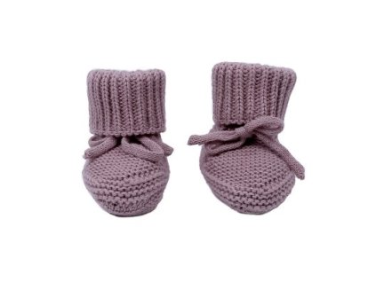 LODGER Slipper Knit Rose 0 - 6 měsíců