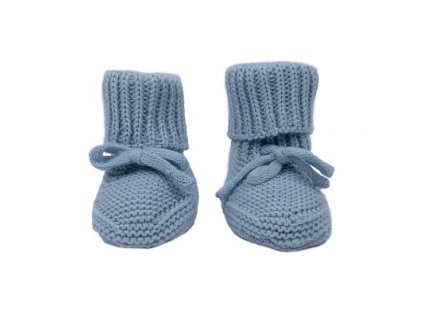 LODGER Slipper Knit Blue Fogg 0 - 6 měsíců