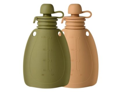 MININOR Silikonová kapsička 2 ks Moss Green/Roe Deer