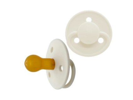 MININOR Kulatý dudlík Latex 2 ks 0m+ Snowberry