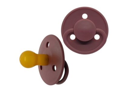 MININOR Kulatý dudlík Latex 2 ks 0m+ Heath Flower