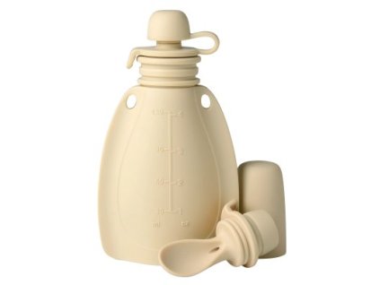 MININOR Silikonová kapsička se lžičkou Soft Rabbit