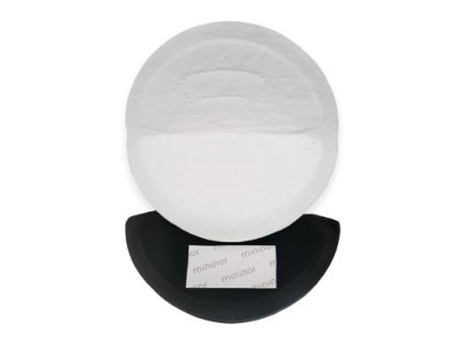 MININOR Prsní vložky jednorázové 24 ks Black