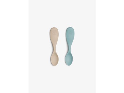 citron silikonove lzicky kratke 2ks pastel turquoise beige