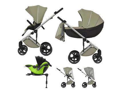 ANEX Kočárek kombinovaný Mev Wink + KIDDY Evoluna i-size 2 + základna