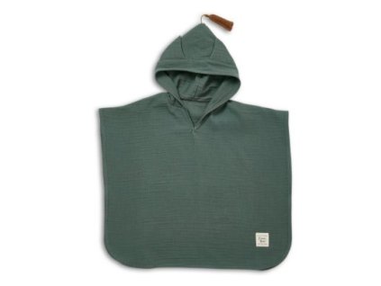 FUNNABABY Mušelínové pončo Ivy Green