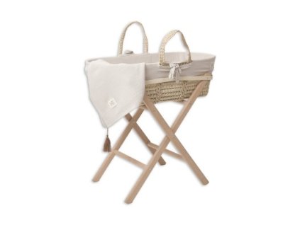 FUNNABABY Kompletní Mojžíšův koš s výbavou Sand Beige
