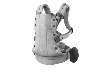 088029 baby carrier harmony woven melange light gray melange babybjorn pouch
