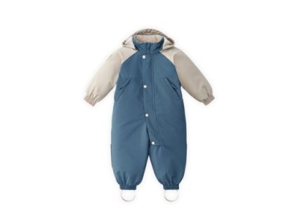 LEOKID Zimní kombinéza Color Block Salt Blue vel. 18 - 24 měsíců (vel. 86)