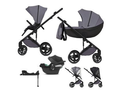 ANEX Kočárek kombinovaný Mev Toon + CYBEX Aton B2 i-Size + základna