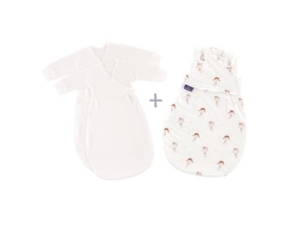 TRÄUMELAND Spací pytel Liebmich 3dílný set Mermaid 62/68