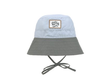 LÄSSIG Sun Protection Fishing Hat sky blue/deep olive 19-36 mo.