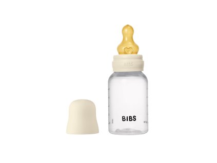 BIBS antikolikova dojcenska flasa s kaucukovym cumlikom 150ml Ivory 5016216 5713795265343