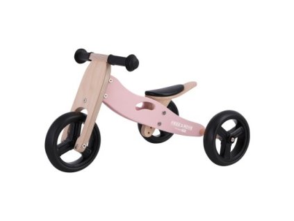 FREEON Free2Move Rider Odrážedlo/tříkolka 2v1 Dusty Pink