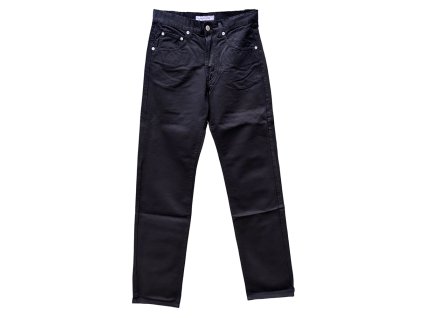 30536 panske kalhoty jeansoveho strihu regular cerne
