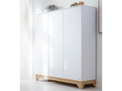 31666 velka bila tridilna skrin do detskeho pokoje faktum lumina white