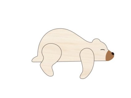 OH,POPPY! Nástěnné světlo Ted the Bear