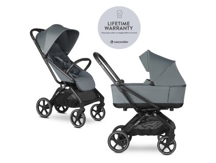 EASYWALKER Kočárek kombinovaný Rockey L Smooth Grey
