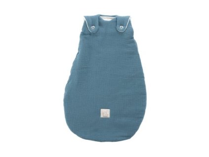 TRÄUMELAND Vnější spací pytel Liebmich Musselin Jeansblau 50/56