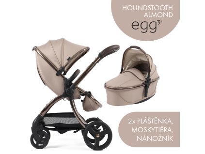 babystyle egg3 set 2 v 1 houndstooth almond 2025 special edition
