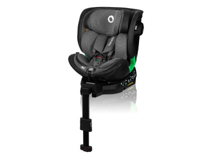 LIONELO Autosedačka Harmony i-Size (40-150 cm) Grey Graphite Leather