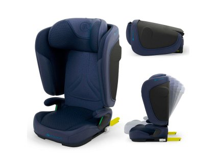 KINDERKRAFT Autosedačka skládací Unity 2 I-Size (100-150 cm) Navy