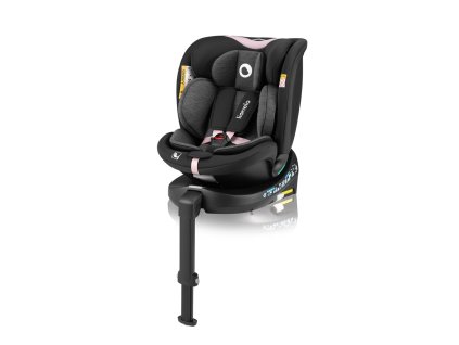 LIONELO Autosedačka Navy i-Size (40-150 cm) Black Pink