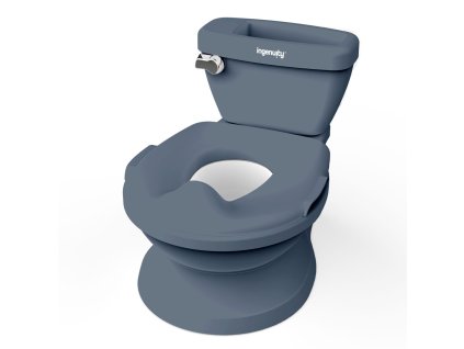 INGENUITY Toaleta dětská se zvukem My Size™ modrá