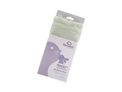 TRÄUMELAND prostěradlo Tencel UNI Desert Sage