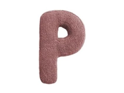 MEALINI Plyšové písmeno Růžové P