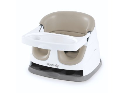 INGENUITY Jídelní židlička na židli 2v1 Baby Base Cashmere 6m+ do 22 kg