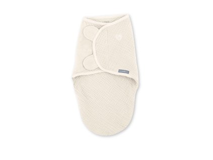 INGENUITY Zavinovačka SwaddleMe™ Ulitka mušelínová Cream 1,5 TOG 0-3m