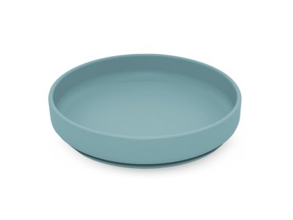 PETITE&MARS Talíř silikonový s přísavkou Take&Match Frosted Sky 6m+