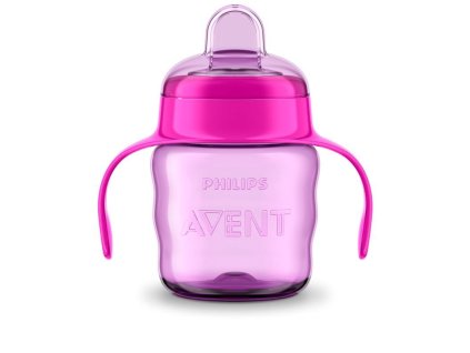Philips AVENT Hrneček pro první doušky Classic 200 ml s držadly dívka