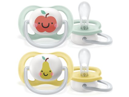 Philips AVENT Šidítko Ultra air neutral (jablko) 0-6m, 2 ks