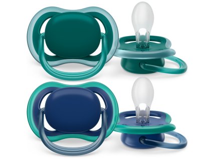 Philips AVENT Šidítko Ultra air neutral 6-18m chlapec modrá, 2ks