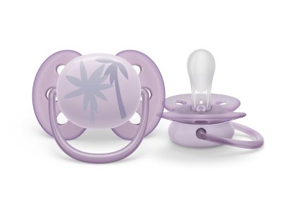 Philips AVENT Šidítko Ultrasoft Premium 0-6m fialová, 1 ks