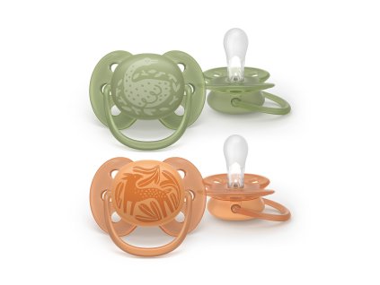 Philips AVENT Šidítko Ultrasoft Premium neutral 18+m obrázek, 2 ks