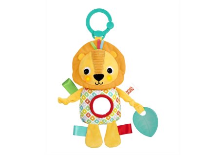 BRIGHT STARTS Hračka s melodií na C kroužku lev Huggin' Lights ™0m+
