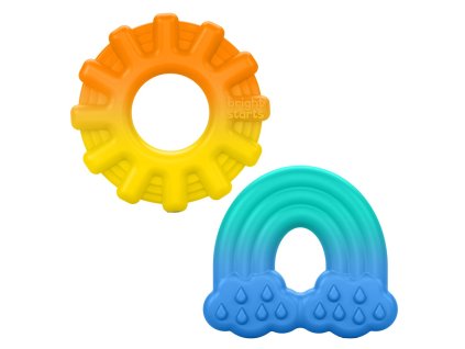 BRIGHT STARTS Kousátka silikonová - Chance of Smiles™ 3m+