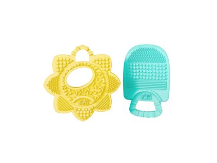 BRIGHT STARTS Kousátko 2 ks Sunny Sooothers, 3m+