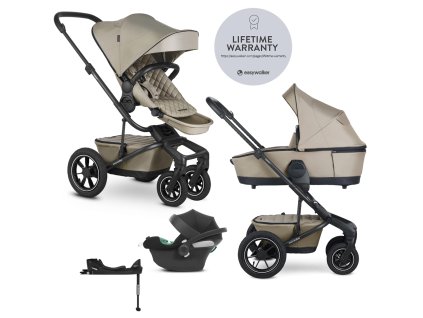 EASYWALKER Kočárek kombinovaný Harvey⁵ Premium 2v1 Pearl Taupe LITE AIR + CYBEX Aton B2 i-Size