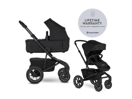 EASYWALKER Kočárek kombinovaný Jimmey 2v1 Pepper Black LITE AIR