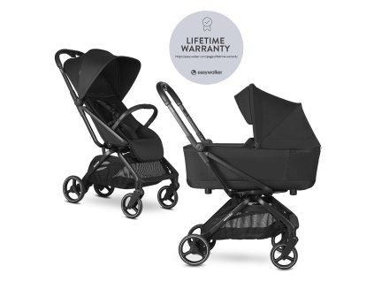 EASYWALKER Kočárek kombinovaný Rockey M Pure Black