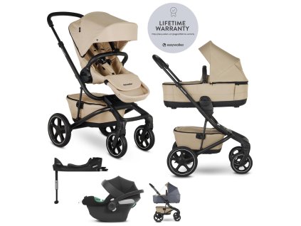 EASYWALKER SET Kočárek 4v1 Jimmey Sand Taupe LITE RWS + CYBEX Aton B2 i-Size