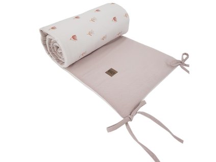EKO Chránič do postýlky Beige Meadow 180x35cm